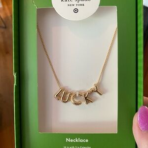 Kate Spade Gold 'Lucky' Necklace